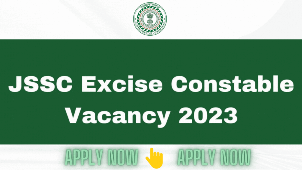 Jharkhand Excise Constable Recruitment 2023